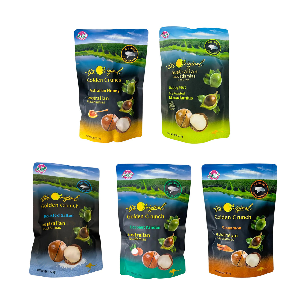 Golden Crunch Macadamia Bundle