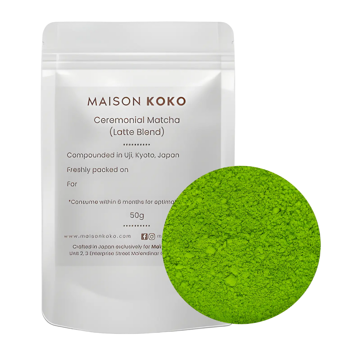 Maison Koko Ceremonial Matcha (Latte Blend) 50g
