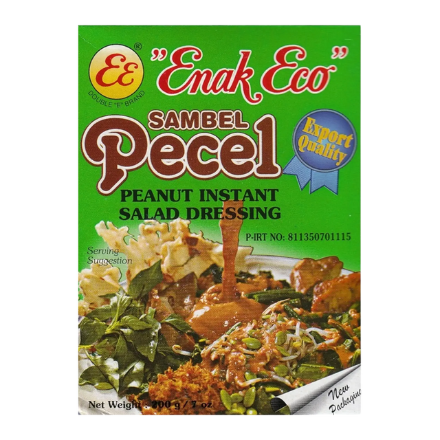 Enak Eco Sambel Pecel Instant Spicy Peanut Salad Dressing Hot 200g (BBD: 06/03/2026)