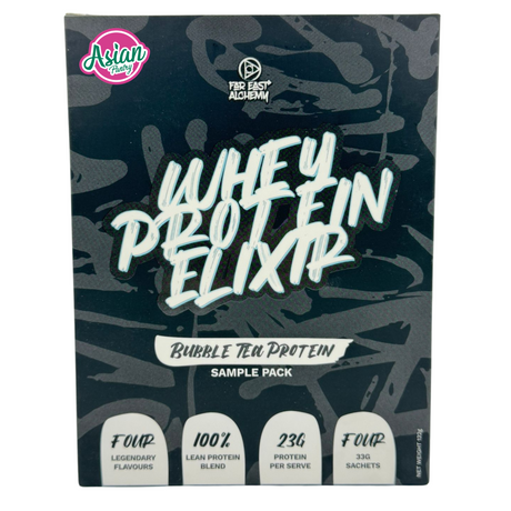 Far East Alchemy Whey Protein Elixir Bubble Tea Protein (4 main flavours) 132g
