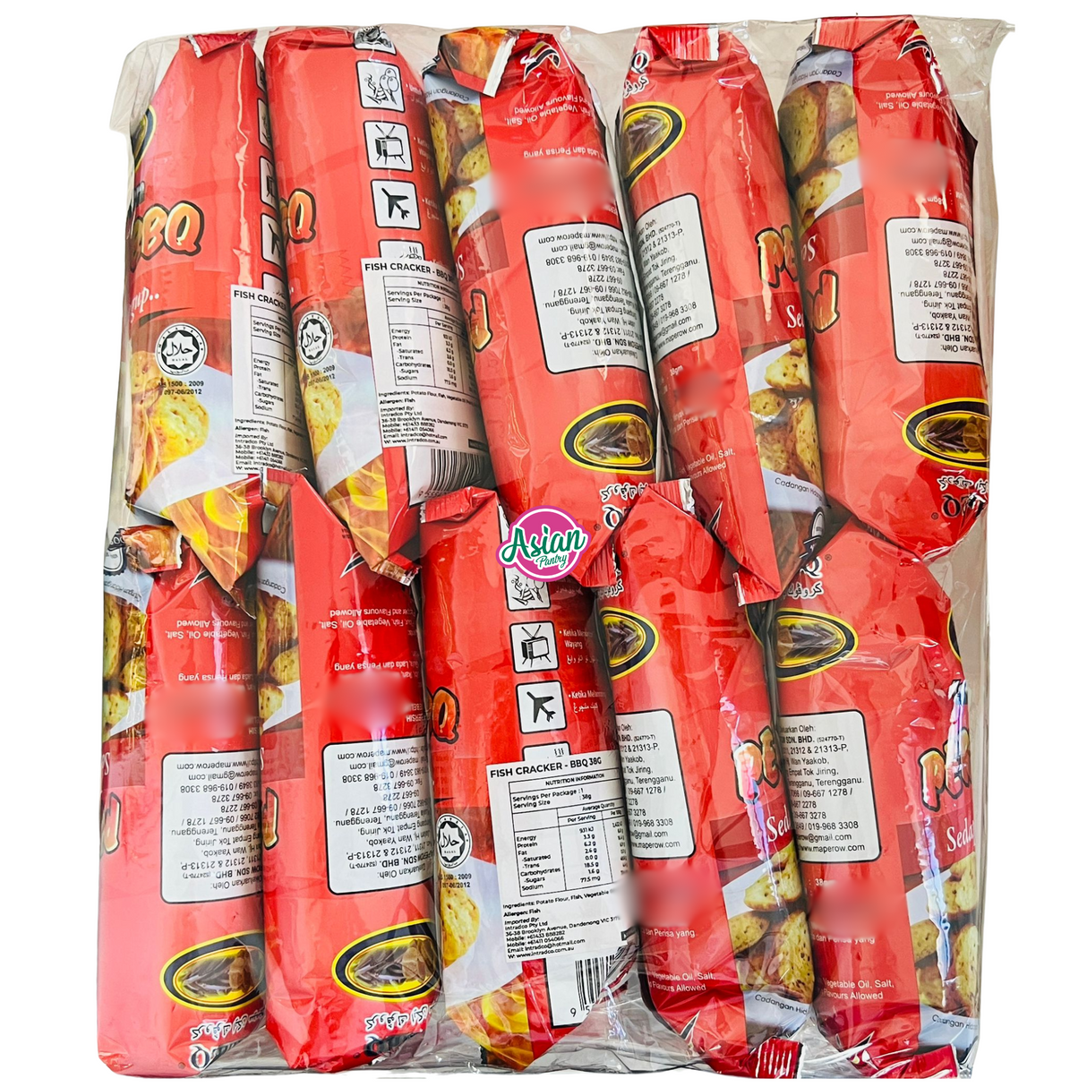 SEAmEQ Fish Cracker Perisa BBQ 38g
