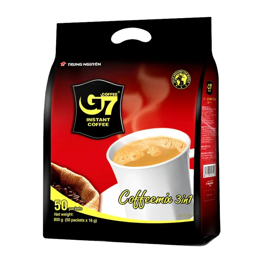 Trung Nguyen G7 Campuran Kopi Segera 3 dalam 1 50 batang 800g