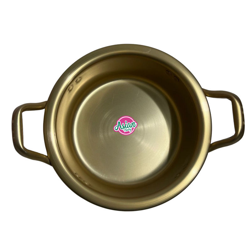 Kaesung Dongsuh Aluminum Korea Yellow Handle Pot 16cm (Golden Ramen Pot)