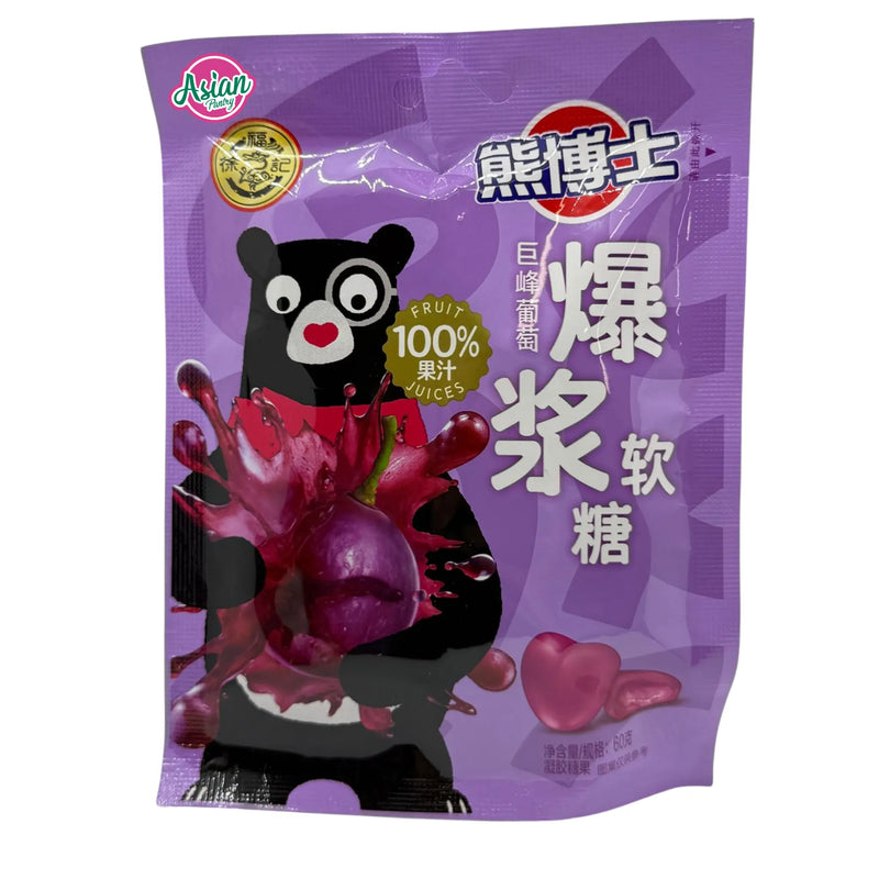 Dr. Bear Fruit Jelly Grape Flavour 60g