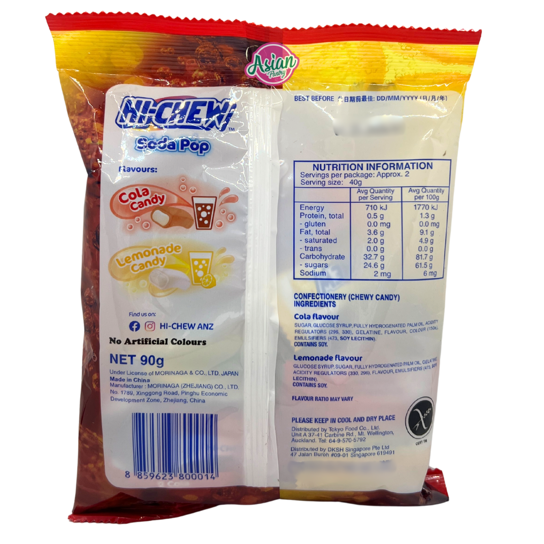 Morinaga Hi-Chew Soda Pop (Bag) 90g