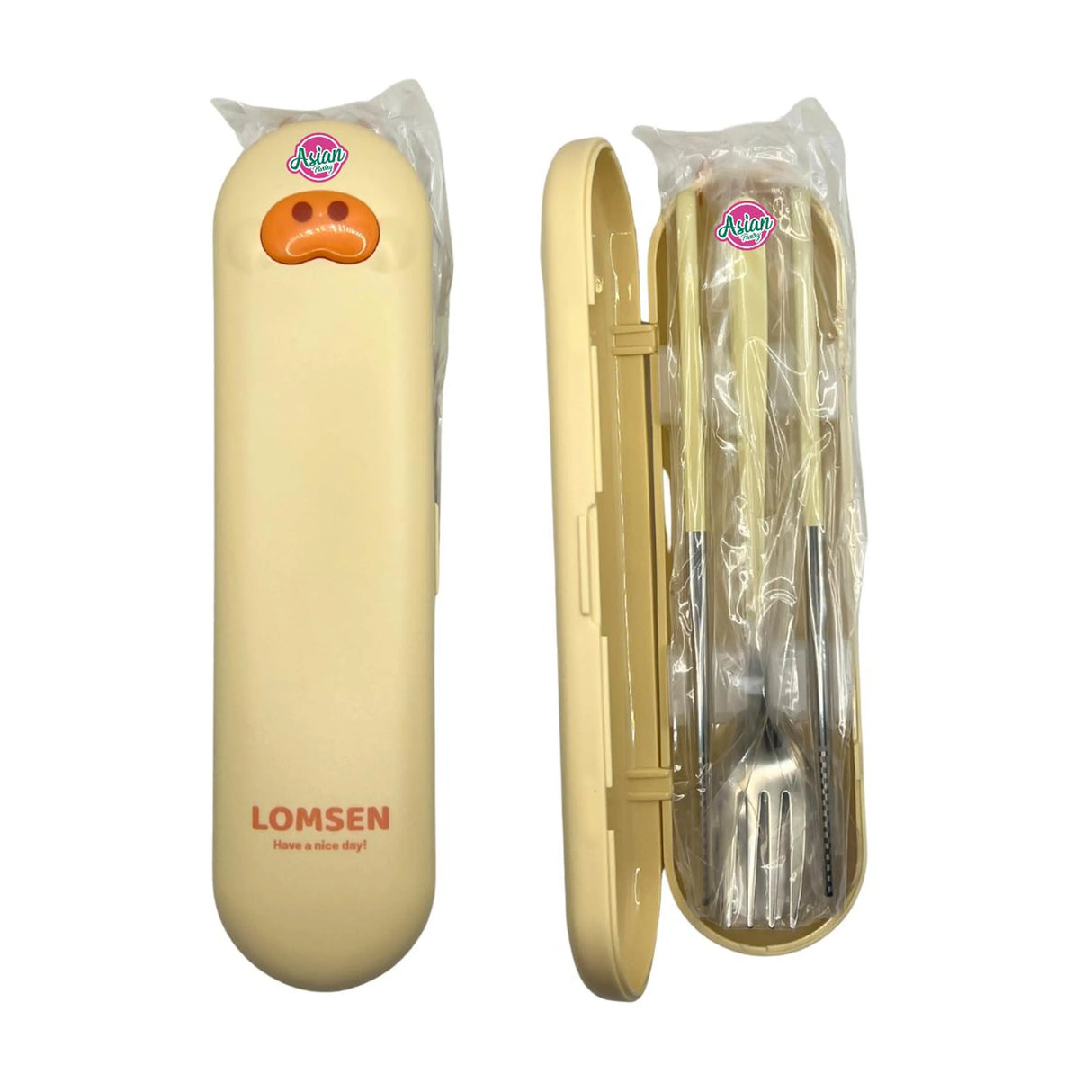 Asian Pantry Cute Animal Cutlery Set