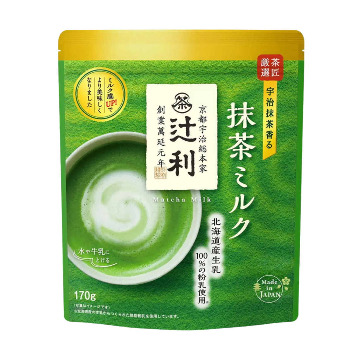 Tsujiri Matcha Milk Powder Mild 170g