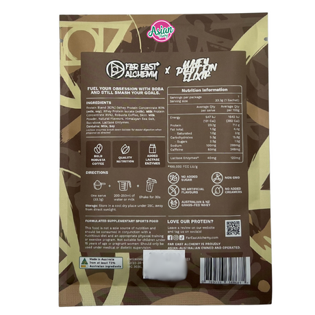 Far East Alchemy Whey Protein Elixir Vietnamese Coffee (Single Serve)  33g