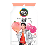 Sunsu Chewy Konjac Jelly Peach &amp; Perisa Laici 96g