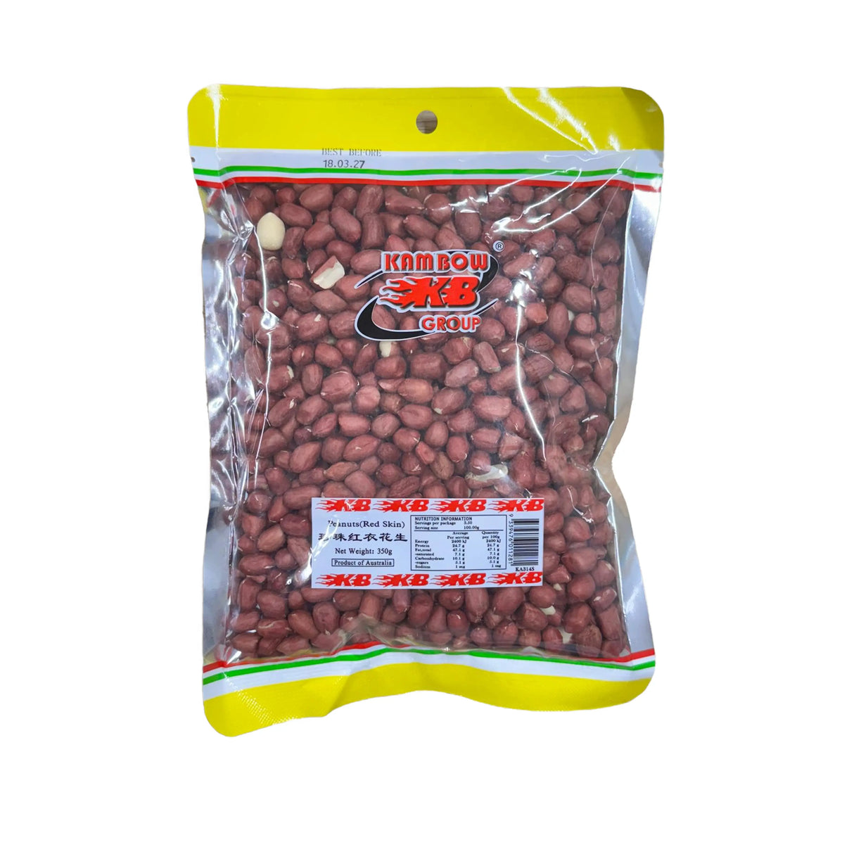 Kambow Red Skin Peanuts 350g