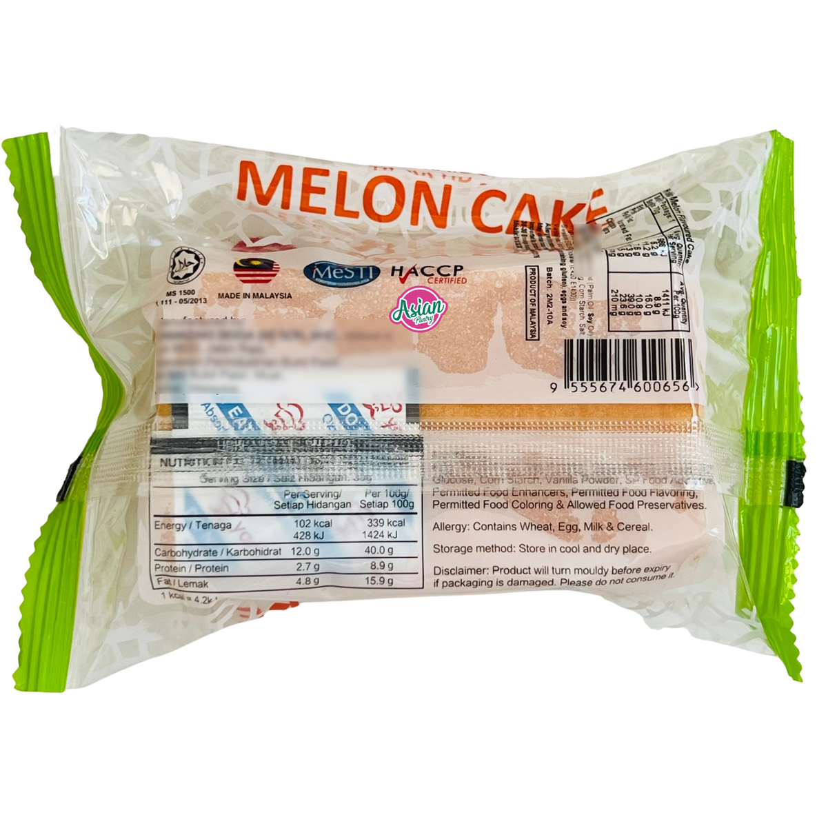 Yami Hokkaido Melon Cake  70g