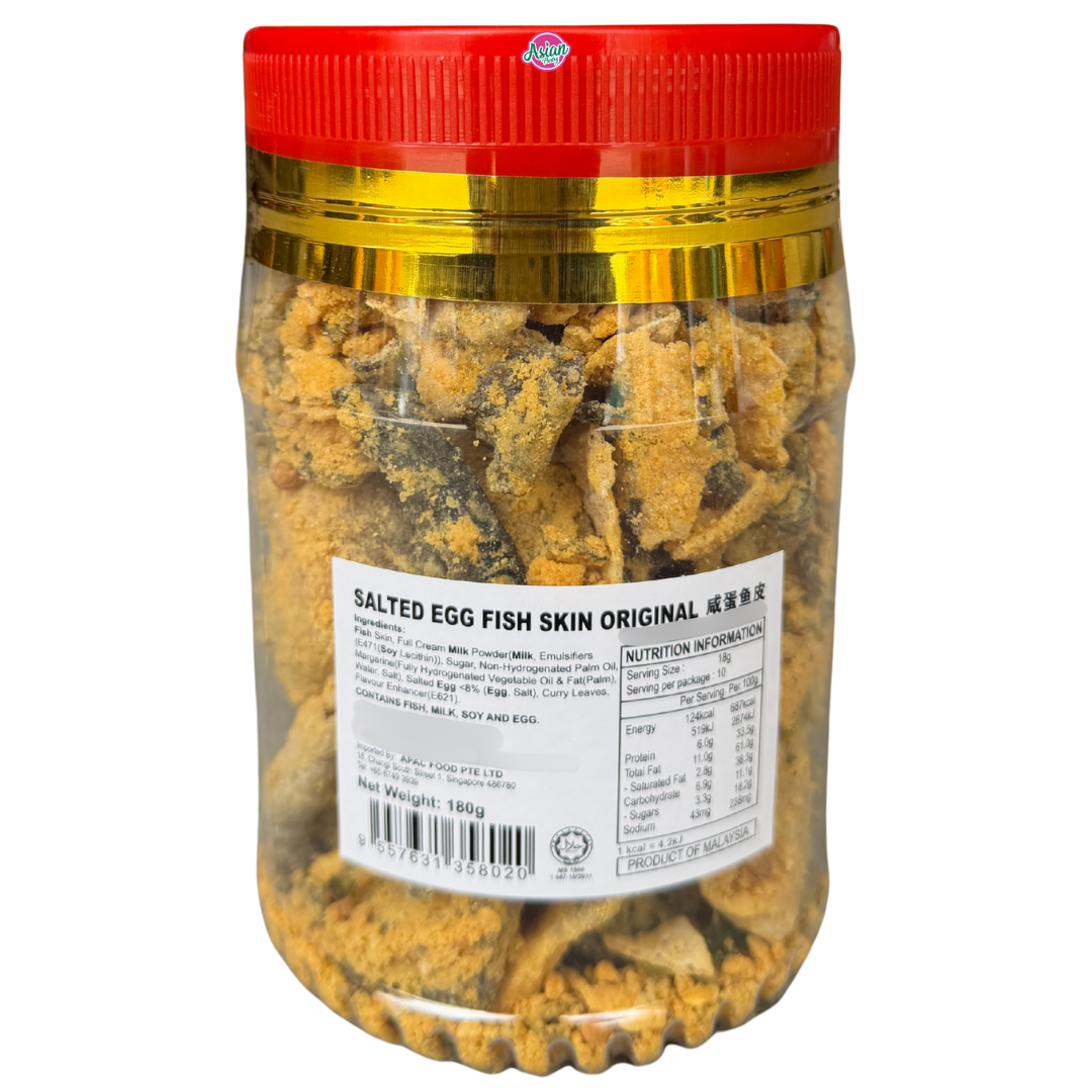 Delyco Salted Egg Fish Skin 180g