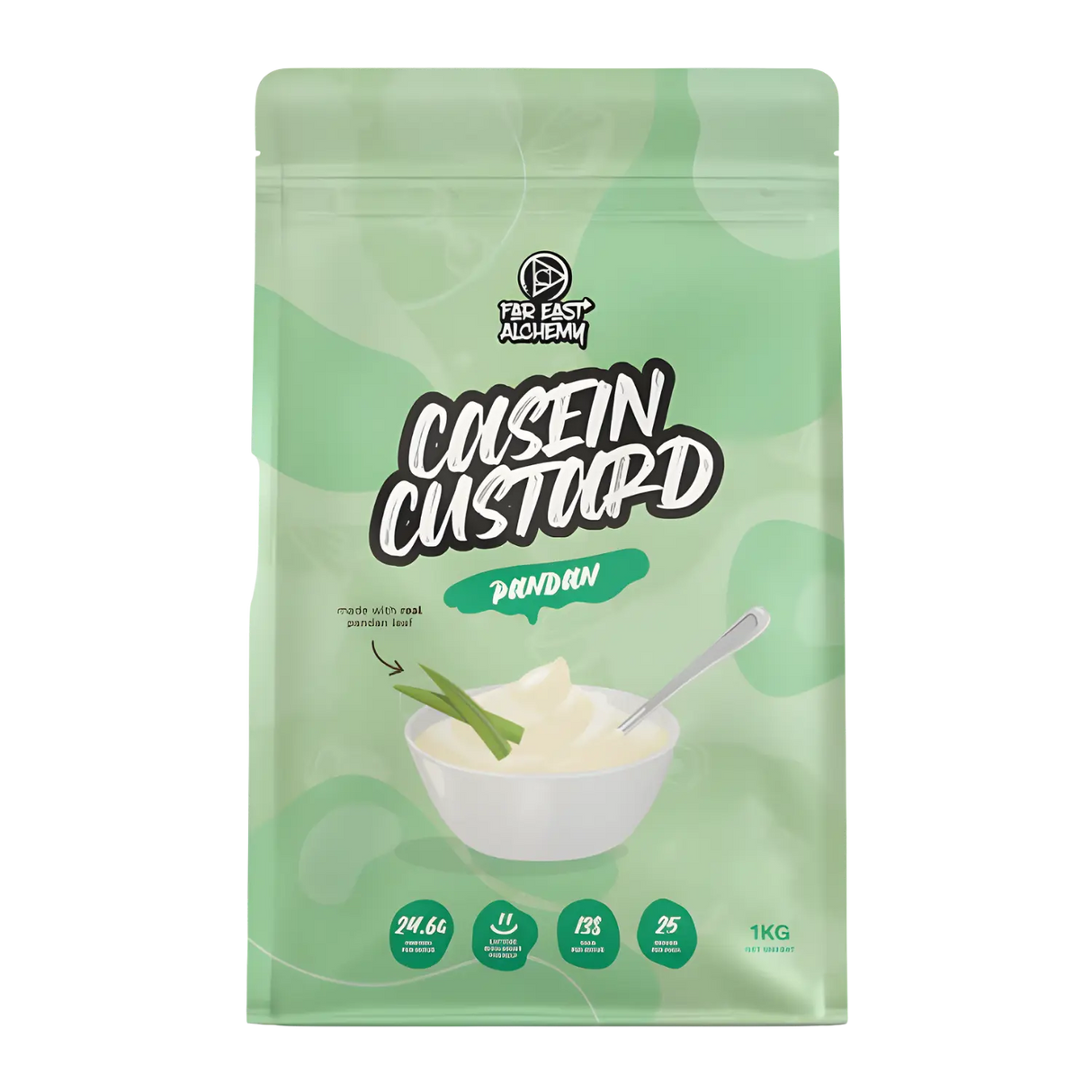 Far East Alchemy Casein Protein Custard Pandan (Limited Edition) 1kg