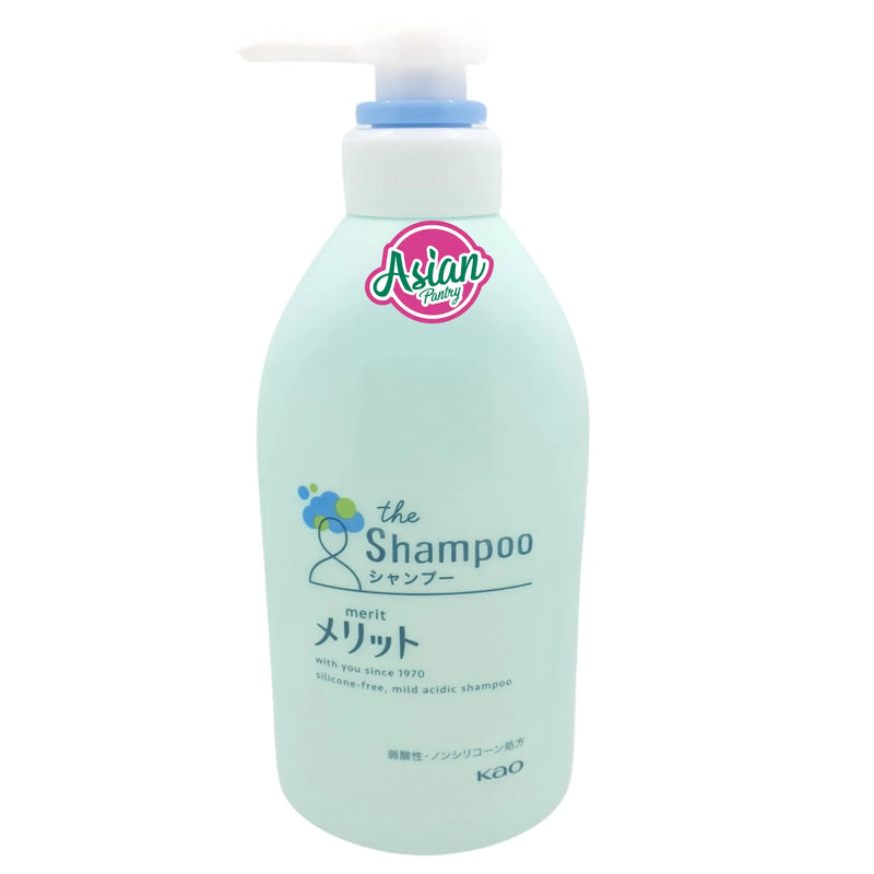 Kao Merit Scalp Cleansing Silicone-free shampoo Pump bottle 480ml