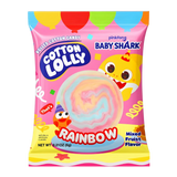 Cotton Lolly Rolled Cotton Candy Baby Shark Rainbow 6g