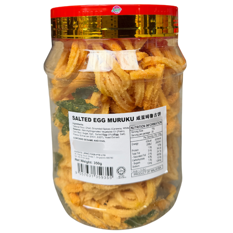 Delyco Salted Egg Muruku 350g