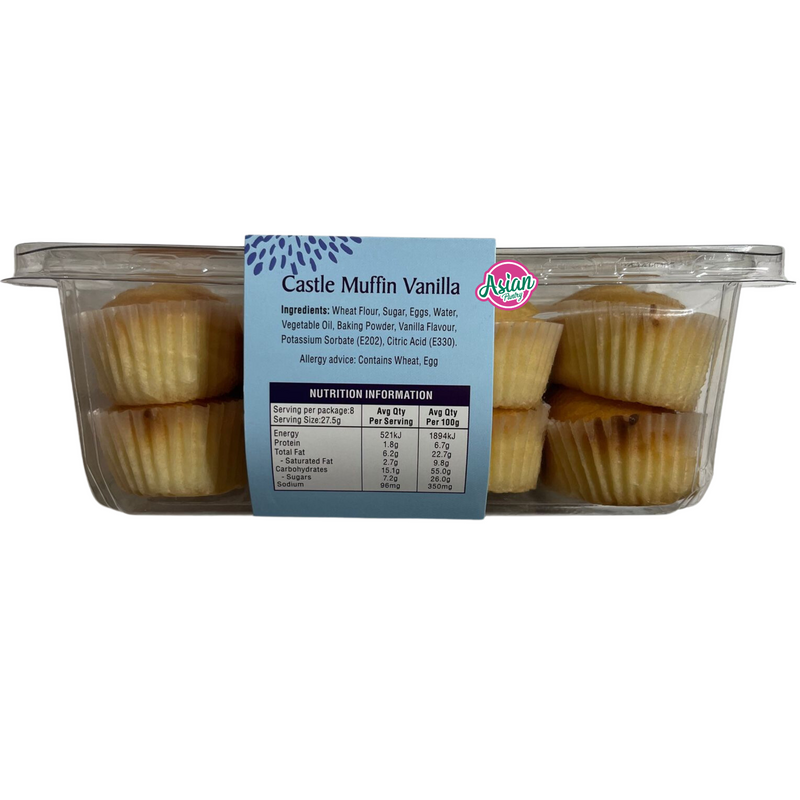 Yin Kwee Handmade Castle Muffin Vanilla 8pcs 220g