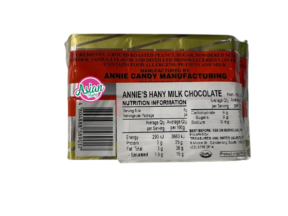 Annie's Hany Milk Chocolate 24pcs 200g