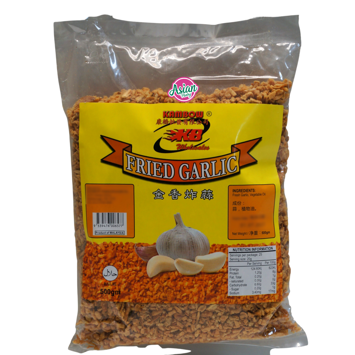 Bawang Putih Goreng Kambow 500g