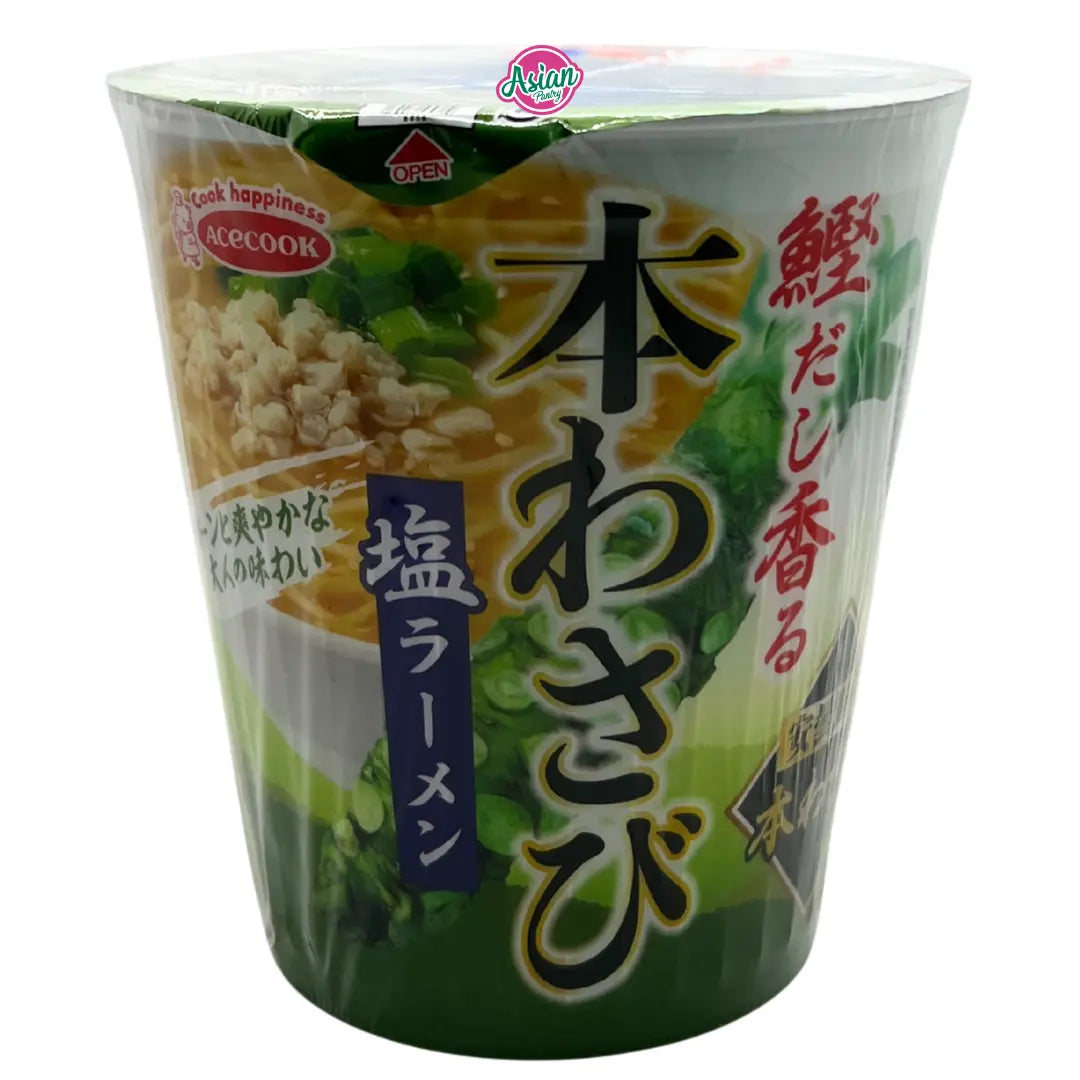 Acecook Bonito Broth & Salt Ramen with Real Wasabi 86g