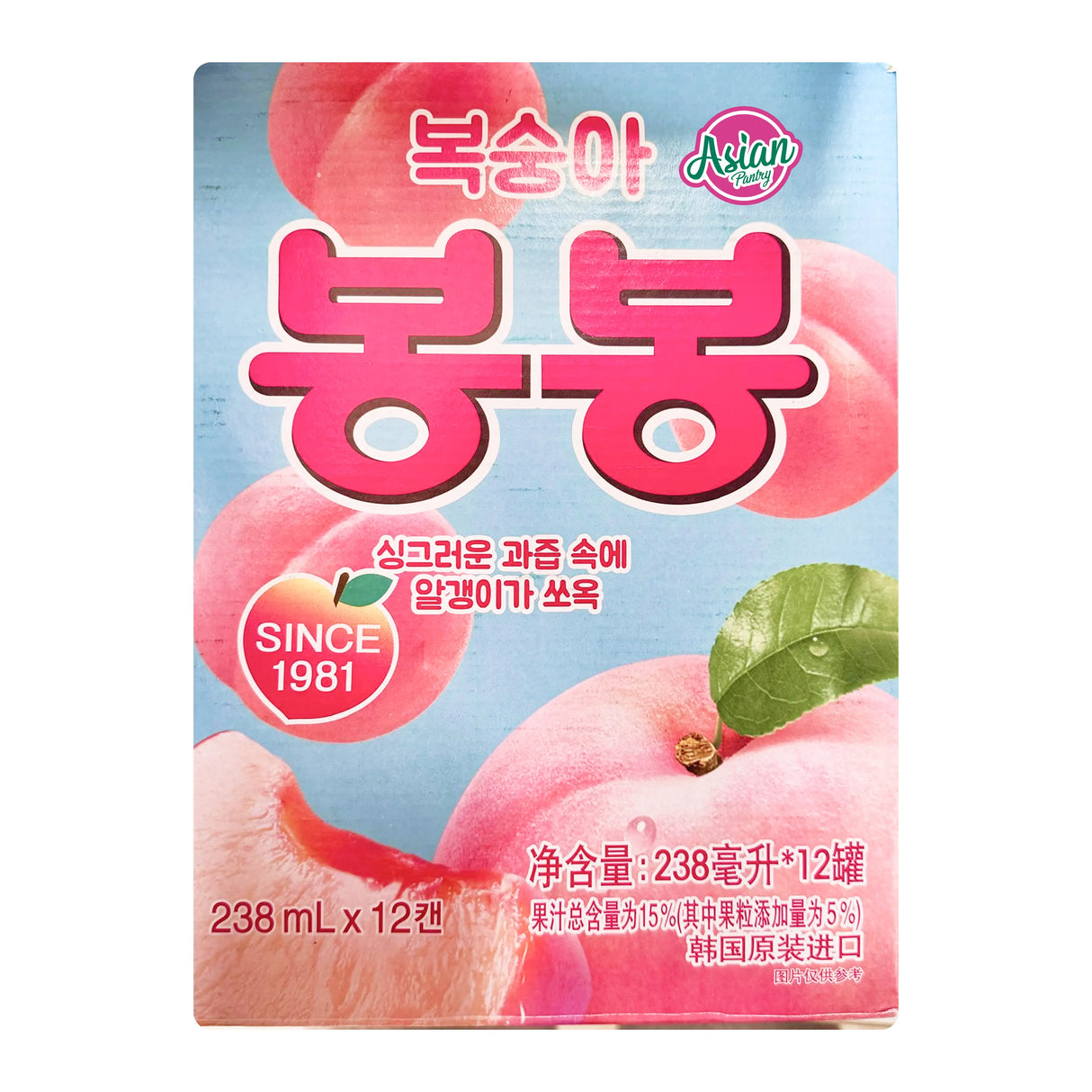 Bon Bon Peach Drink 238ml