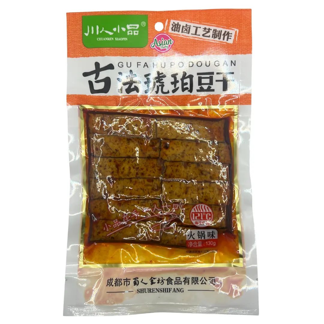 Chuanren Xiaopin Gu Fa Hu Po Dou Fu (Hotpot Flavour) 130g