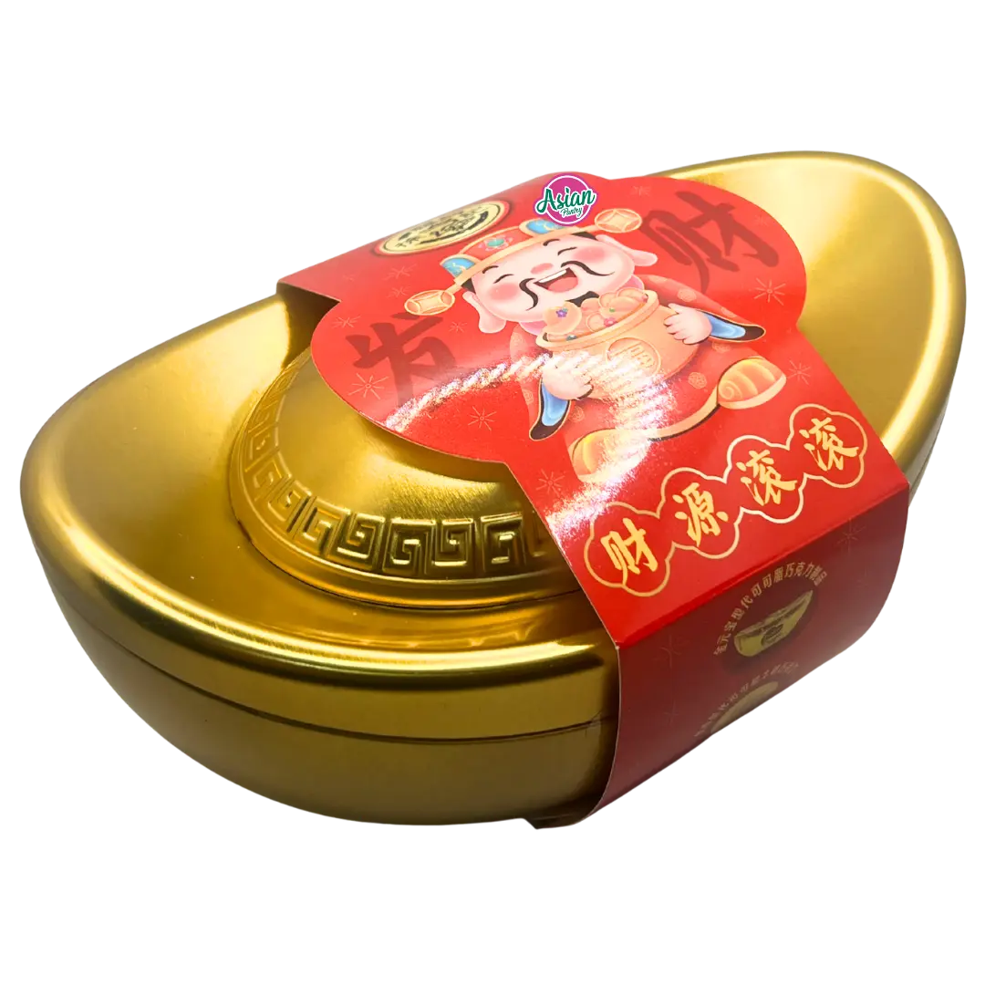 XFJ Mixed Flavour Gold Ingot Milk Chocolate Gift Box 200g