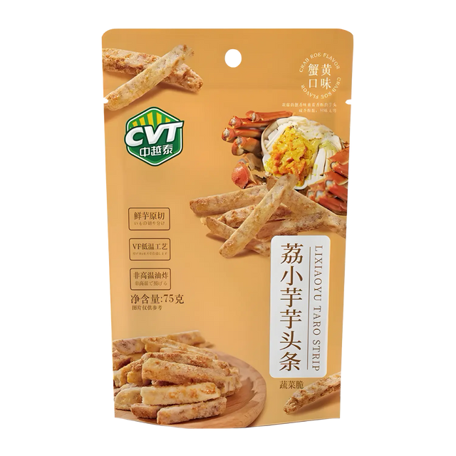 Zhongyuetai Taro Strips Crab Roe Flavour 75g