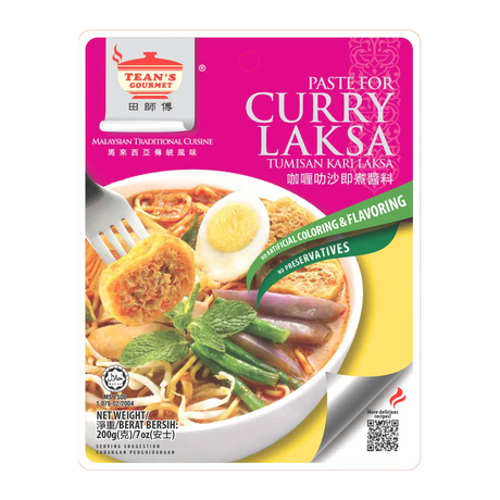 Tean's 美食咖喱叻沙酱 200g
