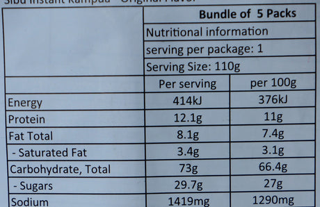 The Kitchen Food Sibu Instant Kampua Original