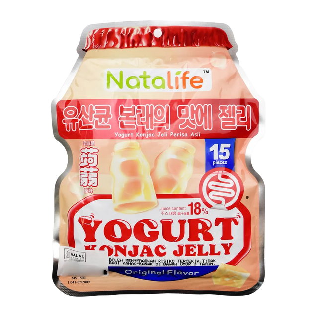 Natalife Yoghurt Konjac Jelly Original Flavour 15pcs 300g