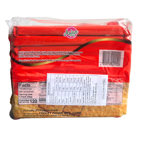 Croley Foods Butter Cream Crackers Ensaymada Flavour 250g