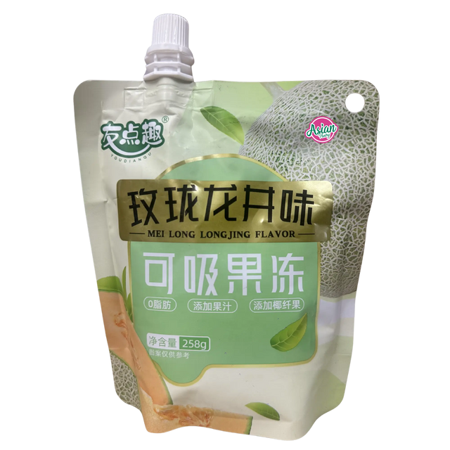 Youdianqu Melon Longjing Tea Flavour Jelly 258g