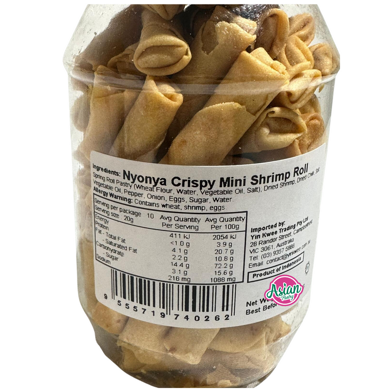 Nyonya Crispy Mini Shrimp Roll  200g