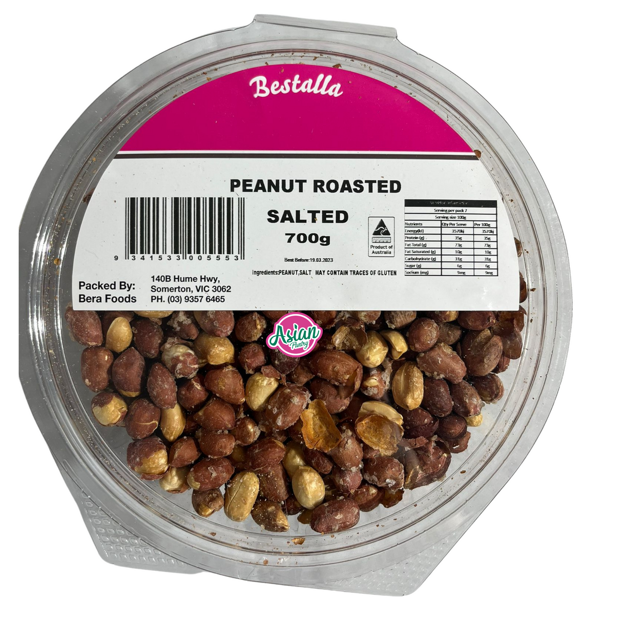 Bestalla Kacang Panggang Masin 700g