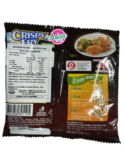 Ajinomoto Crispy Fry Spicy 62g