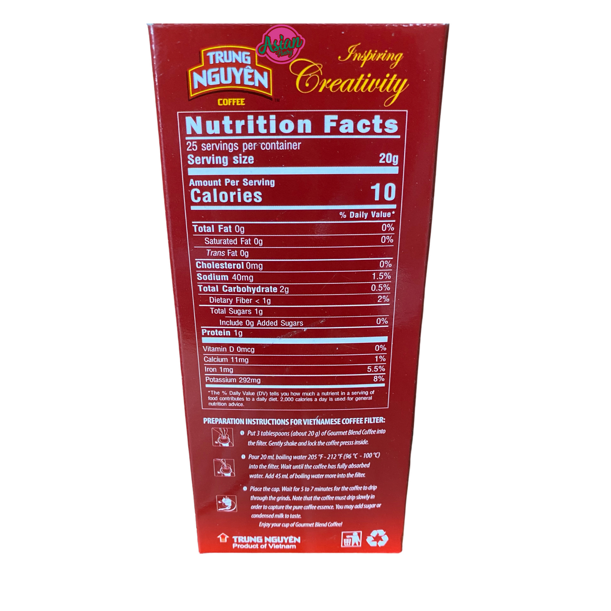 Trung Nguyen Gourmet Coffee Blend 500g