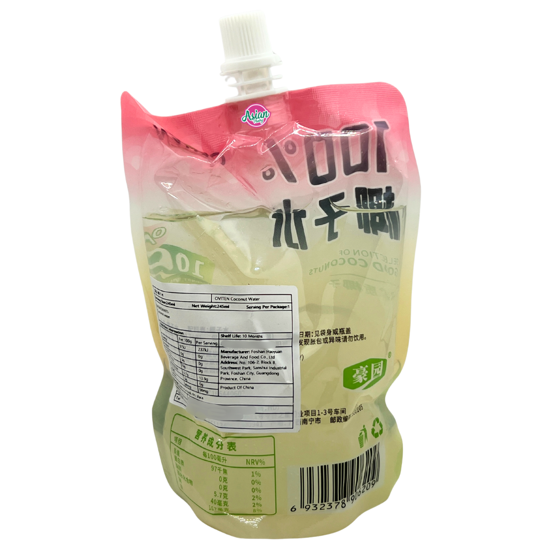 Oviten Coconut Water in Pouch 245ml