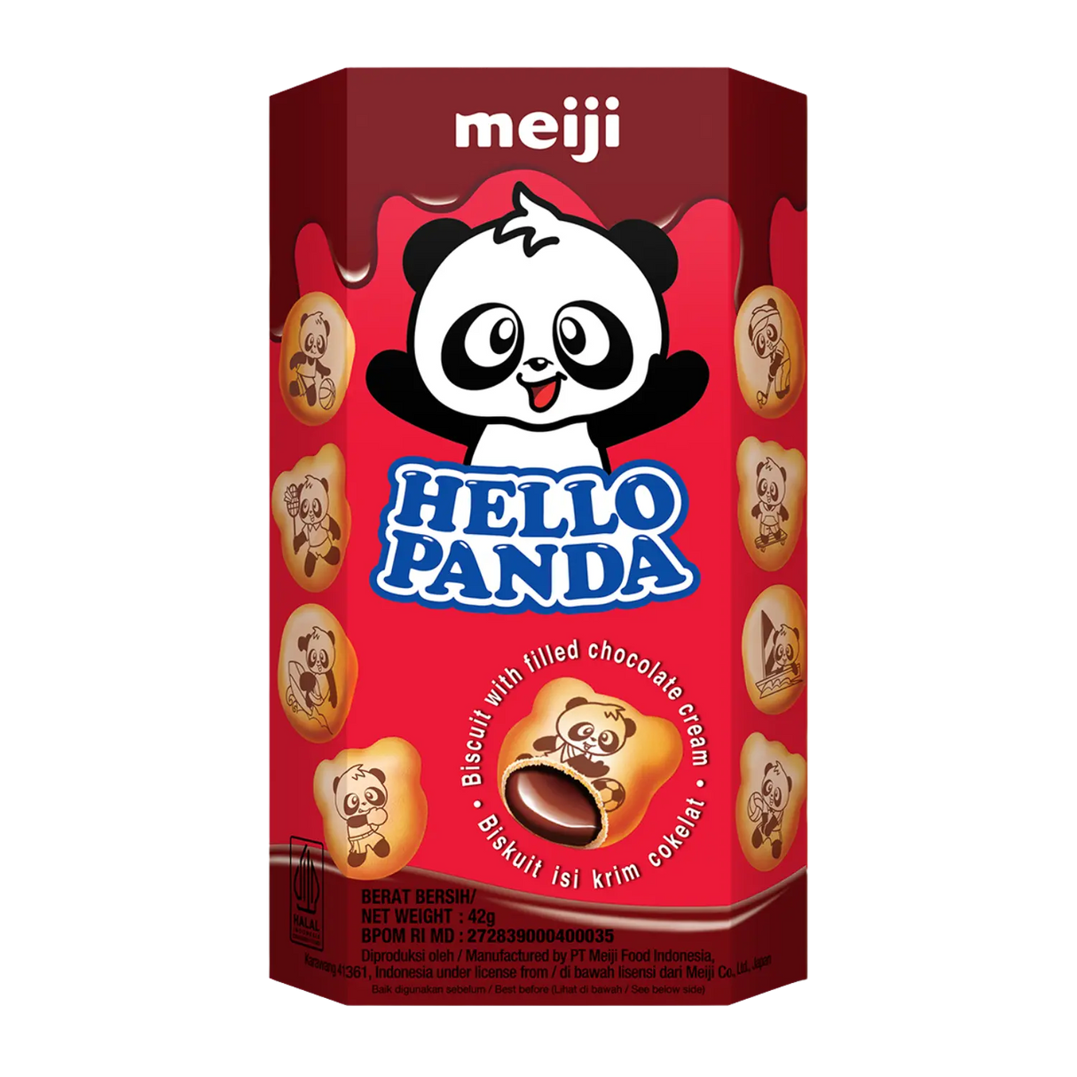 Meiji Hello Panda Chocolate Flavour 42g