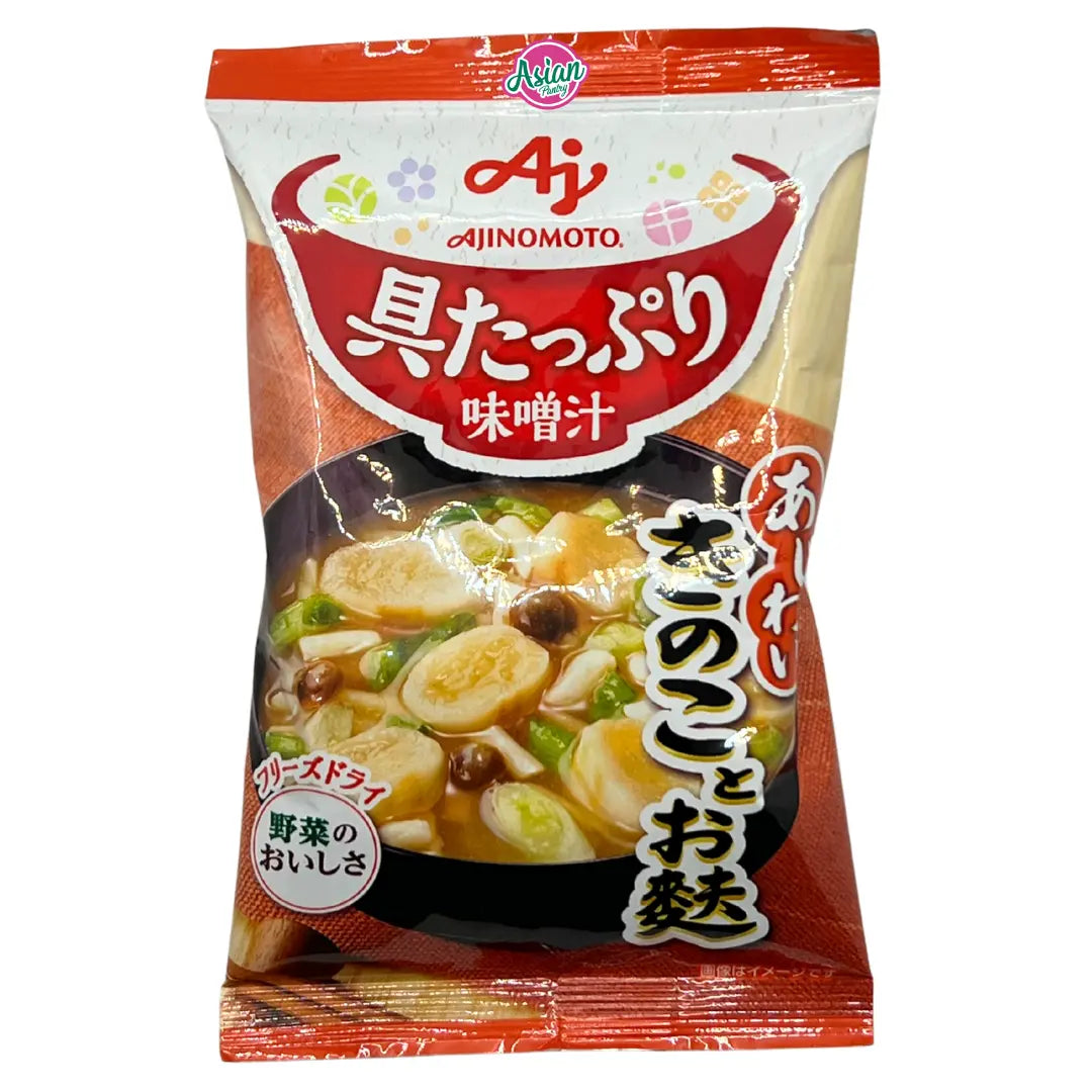 Ajinomoto Miso Soup with Mushrooms & Wheat Flour 13.3g