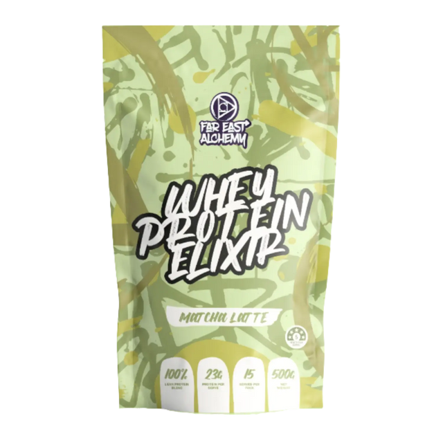 Far East Alchemy Whey Protein Elixir Matcha Latte 500g