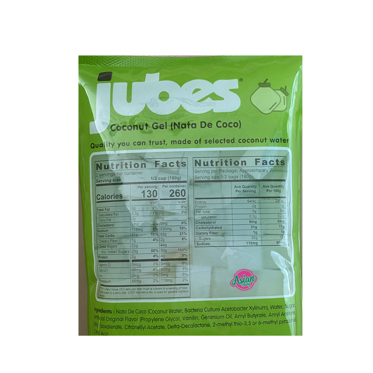 Wong Coco Jubes 原味 360g
