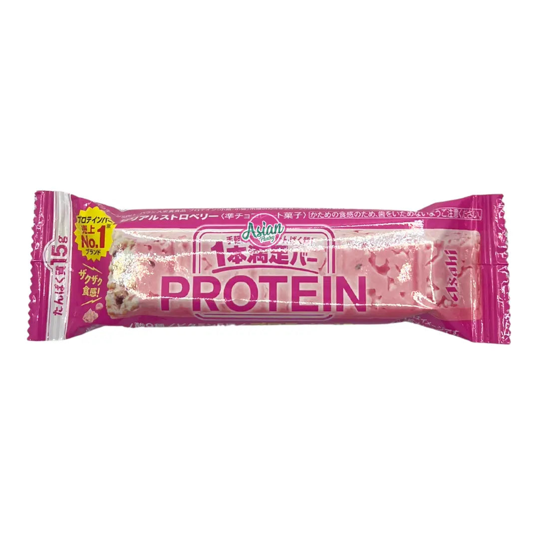 Asahi Ippon Manzoku Choco Bar Protein Strawberry 43g
