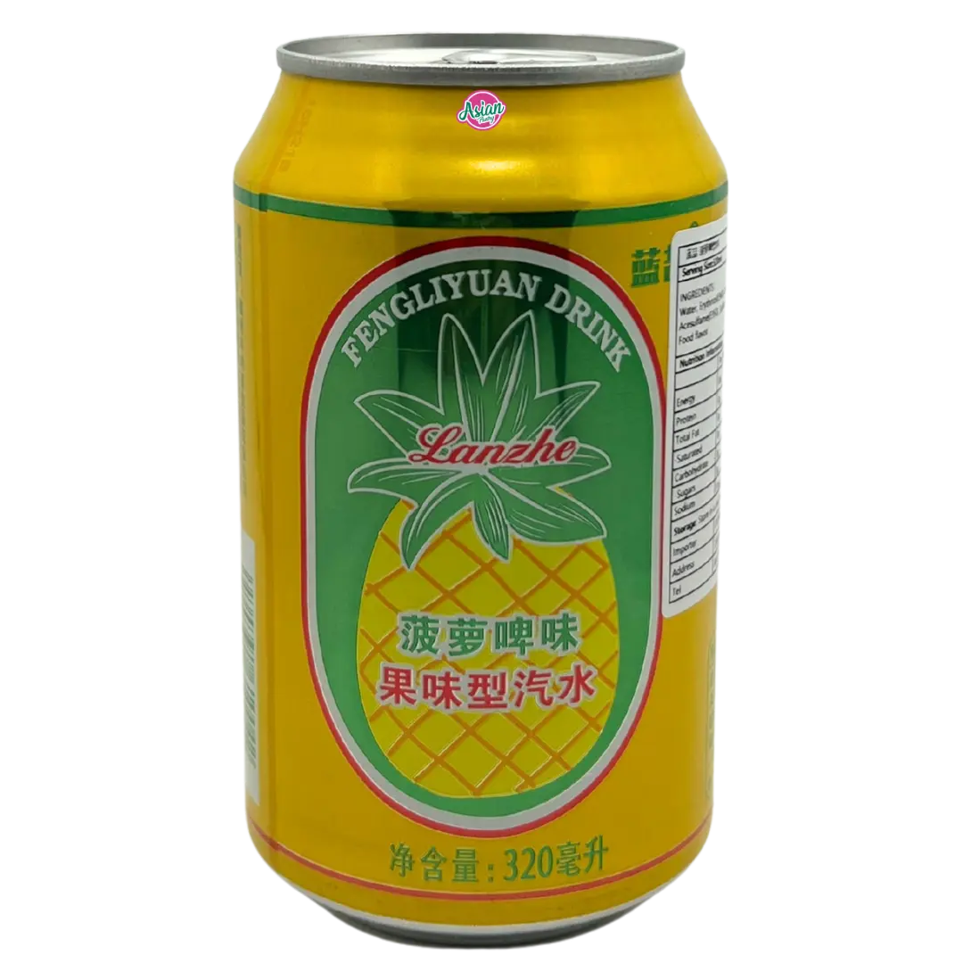 Lanzhe Pineapple Flavoured Soda 320ml