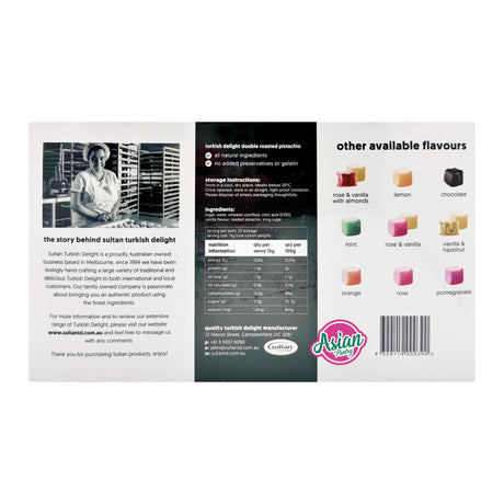 Sultan Turkish Delight Double Roasted Pistachio 350g
