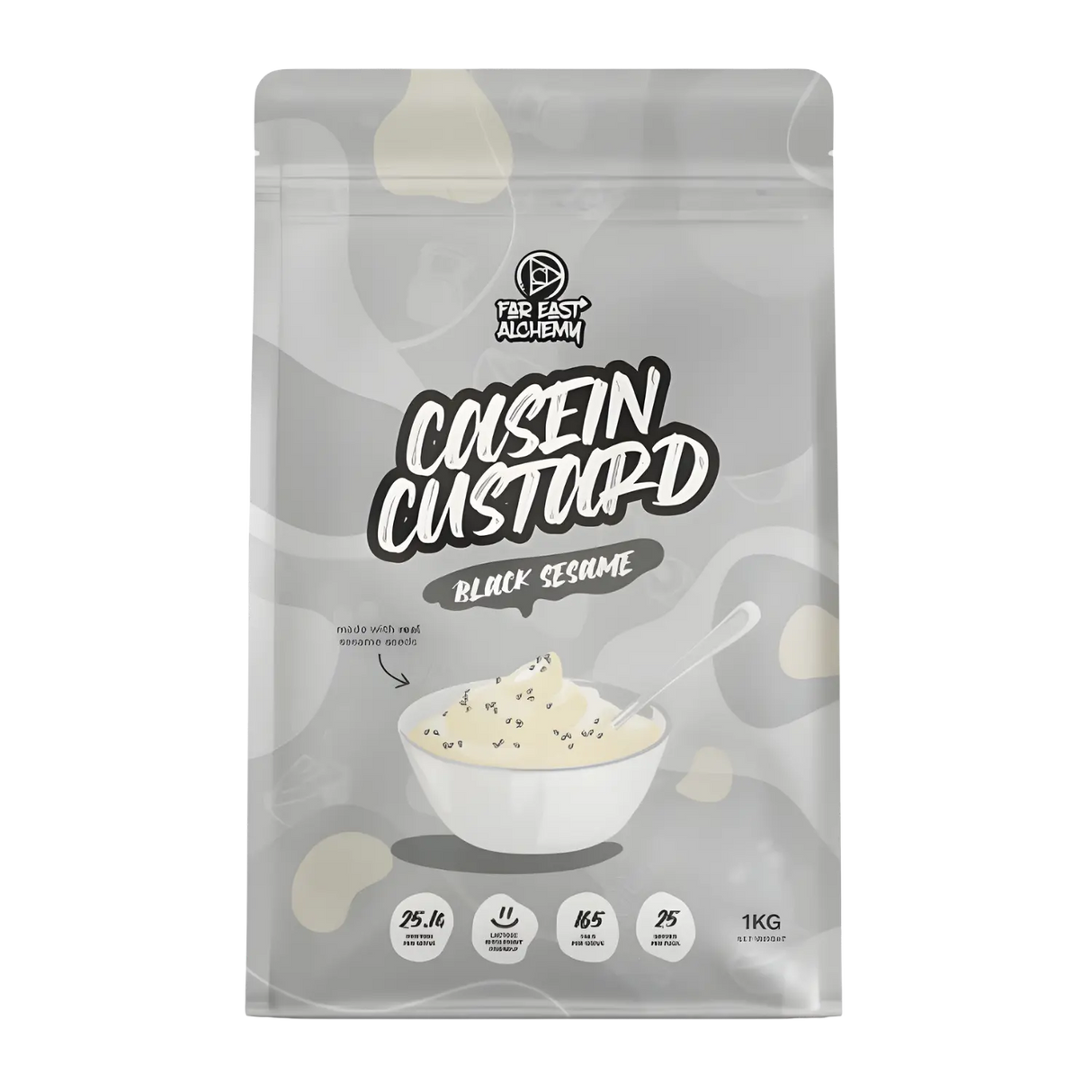 Far East Alchemy Casein Protein Custard Black Sesame (Limited Edition) 1kg
