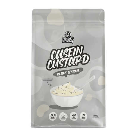 Far East Alchemy Casein Protein Custard Black Sesame (Limited Edition) 1kg
