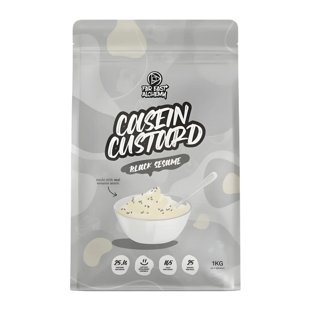 Far East Alchemy Casein Protein Custard Black Sesame (Limited Edition) 1kg