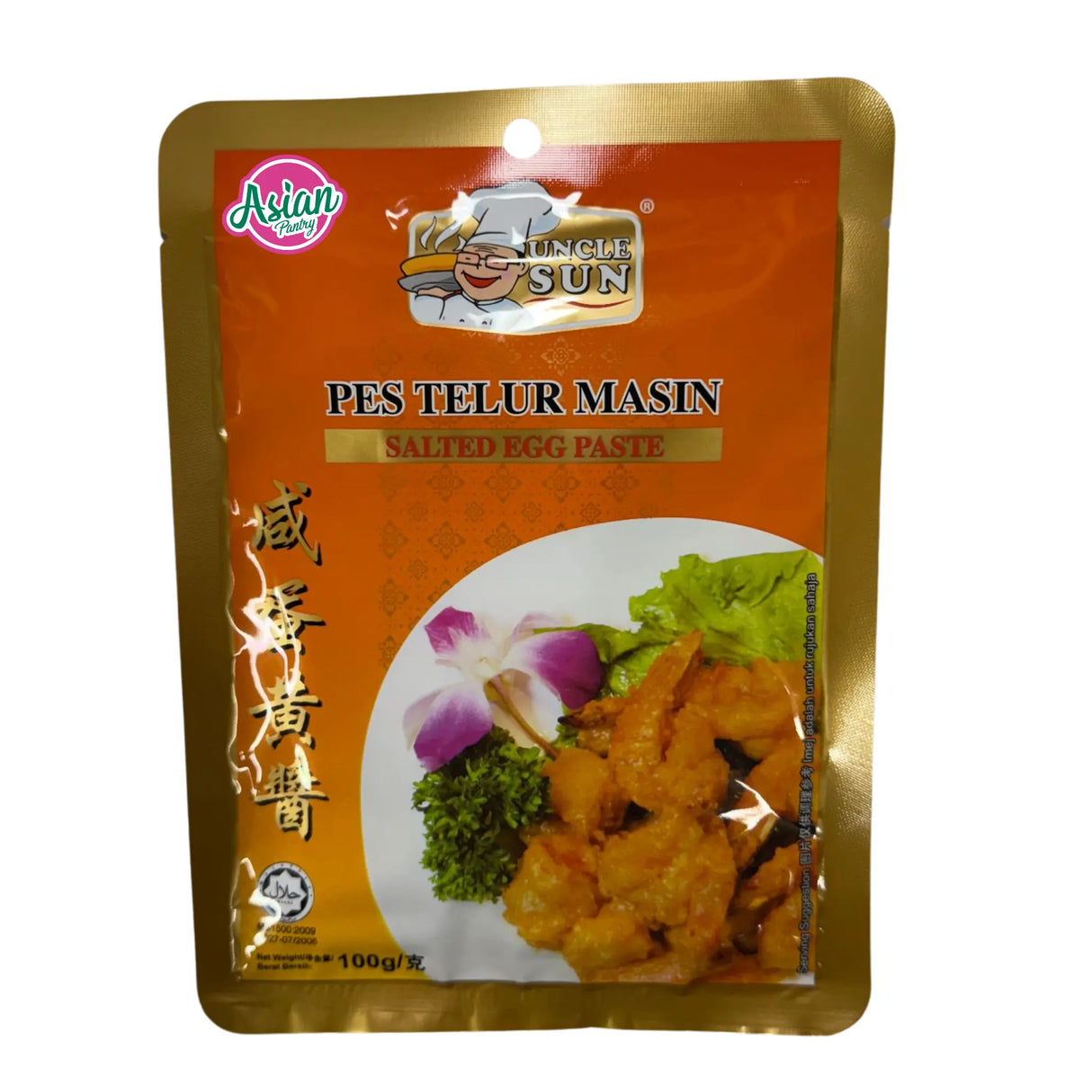 Pes Telur Masin Uncle Sun 100g