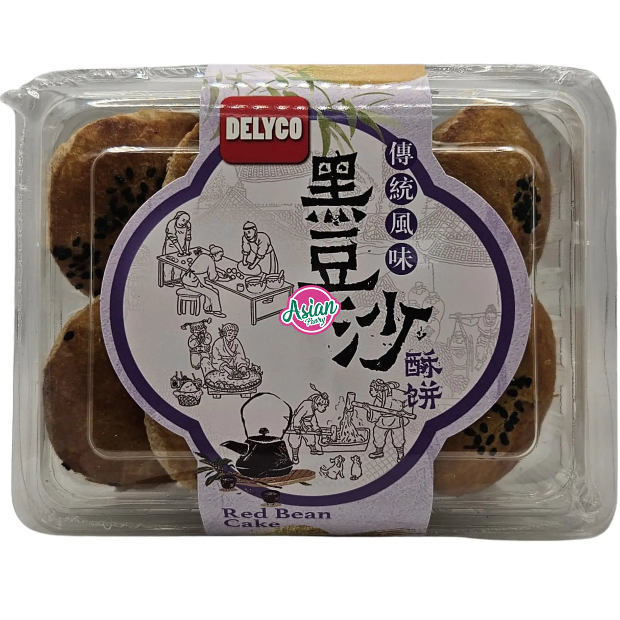 德利高红豆糕 240g